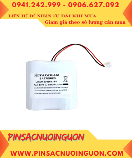 Pin S1P2-SL-2780/WK/SFI01; Pin nuôi nguồn S1P2-SL-2780/WK/SFI01 (3.6v 38000mAh)_Xuất xứ Israel