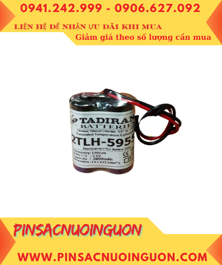 Tadiran 2TLH-5955 (2 viên ghép đôi /Loại pin chịu nhiệt cao) Lithium 3.6v 2800mAh chính hãng