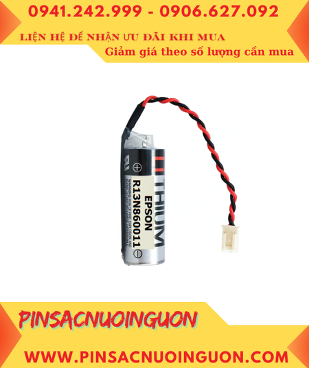 EPSON R13N860011, Pin nuôi nguồn PLC EPSON R13N860011 lithium 3.6v 2700mAh _Made in Japan