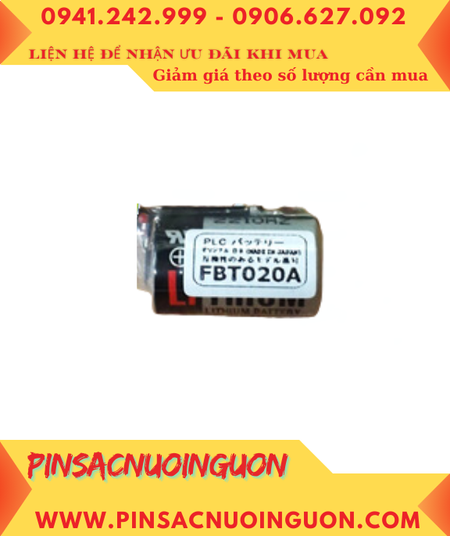 FUJI FBT020A; Pin nuôi nguồn FUJI FBT020A lithium 3.6v 1/2AA 1000mAh chính hãng _Xuất xứ Nhật
