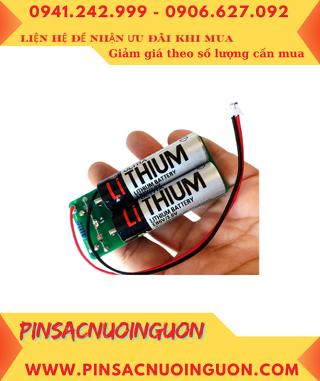 Pin nuôi nguồn ER6-3C38 SF16915 Battery Pack 3.6v For FGBB631BDL-72X Flow Meter, Xuất xứ NHẬT