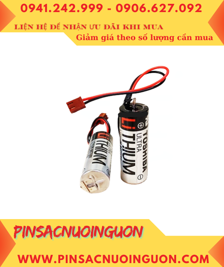 Toshiba ER17500V chuẩn Châu Âu EU, Pin nuôi nguồn Toshiba ER17500V lithium 3.6v 2700mAh, X.xứ Nhật