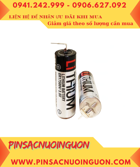 Toshiba ER17500V; Pin nuôi nguồn PLC Toshiba ER17500V lithium 3.6v A 2700mAh CHUẨN EU_Xuất xứ Nhật