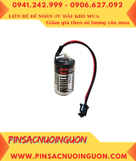 Toshiba ER3V; Pin nuôi nguồn Toshiba ER3V lithium 3.6v 1/2AA 1000mAh chính hãng _Xuất xứ Nhật