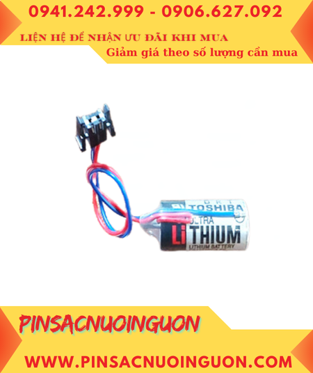 Toshiba ER3V; Pin nuôi nguồn Toshiba ER3V lithium 3.6v 1/2AA 1000mAh chính hãng _Xuất xứ Nhật