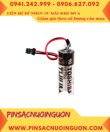 Toshiba ER6V (Chuẩn Châu Âu EU); Pin nuôi nguồn PLC Toshiba ER6V lithium 3.6v AA 2000mAh, Xuất xứ Nhật