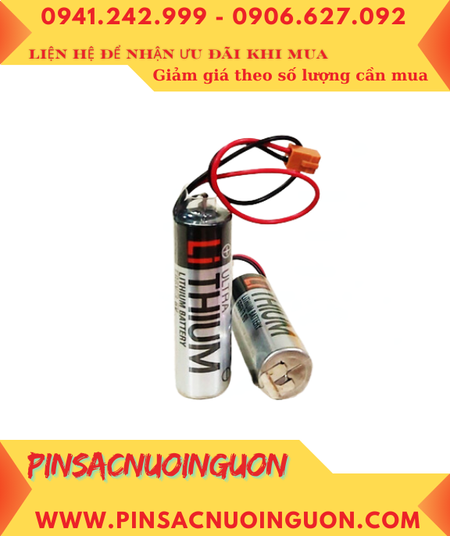 Toshiba ER6VCT (chuẩn Châu Âu EU) Pin nuôi nguồn PLC lithium 3.6v AA 2000mAh chính hãng, Xuất xứ Nhật