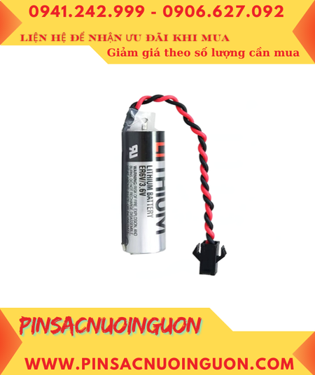 Toshiba ER6VOTC (chuẩn Châu Âu EU) Pin nuôi nguồn lithium 3.6v AA 2000mAh chính hãng, Xuất xứ Nhật