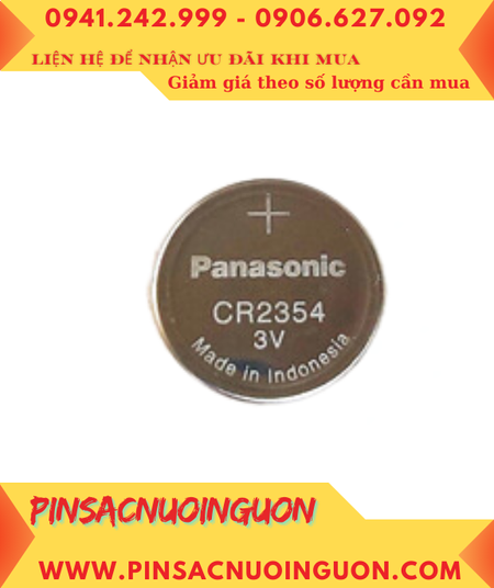 Panasonic CR2354; Pin 3v lithium Panasonic CR2354 (560mAh) chính hãng Cell Xuất xứ Indonesia