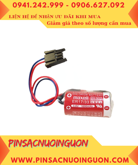 Mitsubishi ER17/33WKP; Pin nuôi nguồn Mitsubishi ER17/33WKP lithium 3.6v _Made in Japan