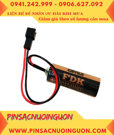 FUJI CR8.LHC, Pin nuôi nguồn FUJI CR8.LHC lithium 3v 4/5A 3000mAh chính hãng, Xuất xứ NHẬT