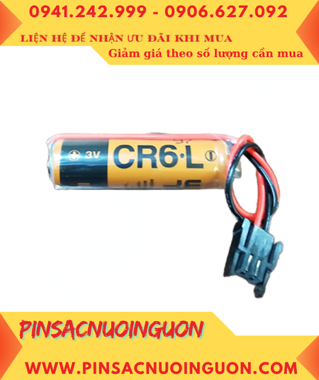 FUJI CR6.L; Pin CR6.L; Pin nuôi nguồn PLC FUJI CR6.L AA 2300mAh chính hãng _Made in Japan