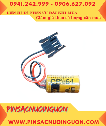 FUJI CR1/2 6.L; Pin nuôi nguồn FUJI CR1/2 6.L (CR14250) lithium 3v 1/2AA 1000mAh chính hãng, Xuất xứ Nhật
