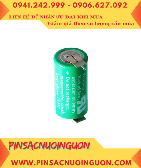 Pin Varta CR2/3AA _Pin CR2/3AA; Pin nuôi nguồn PLC Varta CR2/3AA 1350mAh _ Made in Germany (Đức)