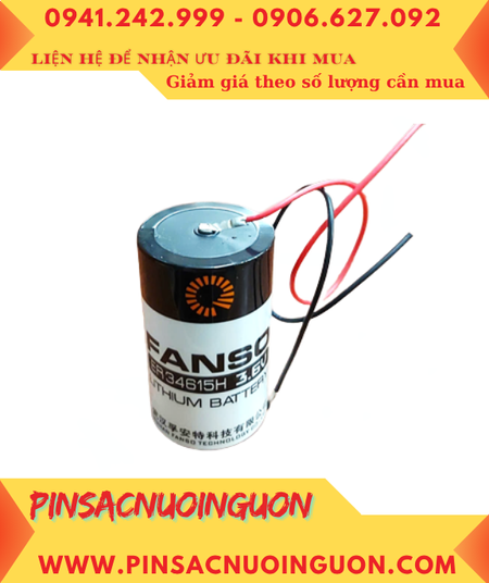 Fanso ER34615H; Pin nuôi nguồn Fanso ER34615H 3.6v 20 000mAh (dây đỏ đen) chính hãng