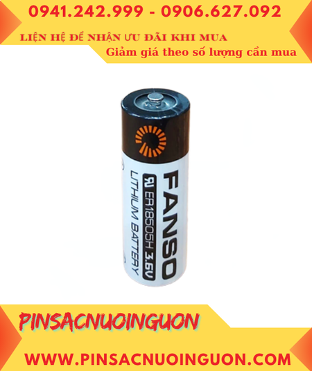 FANSO ER18505H; Pin nuôi nguồn FANSO ER18505H lithium 3.6v 4000mAh chính hãng