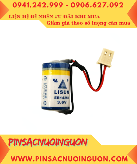 Lisun ER14250; Pin nuôi nguồn Lisun ER14250 lithium 3.6v 1/2AA 1200mAh chính hãng