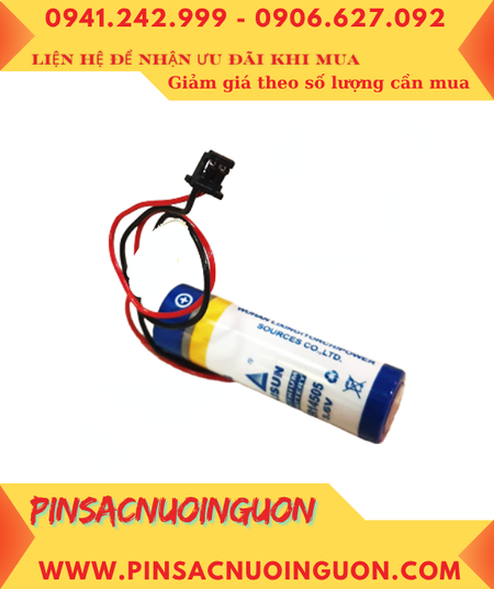Lisun ER14505 (Zắc DF1.35-2P); Pin nuôi nguồn Lisun ER14505 lithium 3.6v AA 2600mAh chính hãng