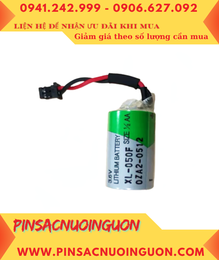 XENO XL-050F; Pin nuôi nguồn XENO XL-050F (ZẮC CẮM) 3.6v 1/2AA 1200mAh _Xuất xứ Hàn Quốc