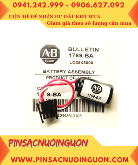 Allen Bradley AB 1769-BA; Pin nuôi nguồn Allen Bradley AB 1769-BA, Xuất xứ Nhật