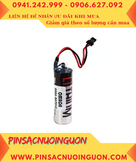 Omron R88A-BAT01G; Pin nuôi nguồn PLC Omron R88A-BAT01G lithium 3.6v _Xuất xứ Nhật