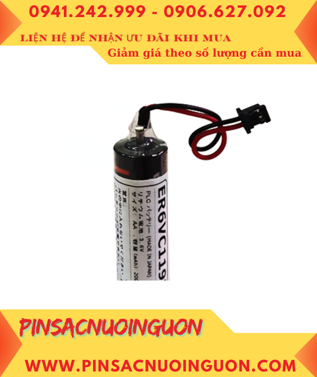 Mitsubishi ER6VC119B; Pin nuôi nguồn Mitsubishi ER6VC119B lithium 3.6v AA 2000mAh _Xuất xứ Nhật
