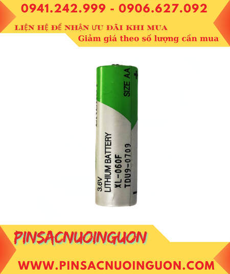 XENO XL-060F, Pin nuôi nguồn XENO XL-060F lithium 3.6v AA 2600mAh chính hãng _Xuất xứ Hàn Quốc