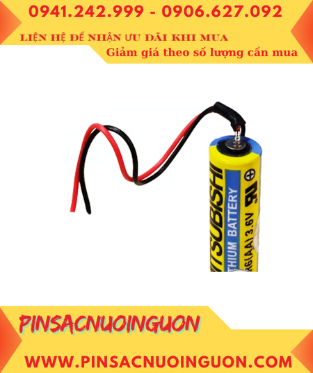Mitsubishi ER6; Pin nuôi nguồn Mitsubishi ER6 lithium 3.6v AA1800mAh chính hãng _Made in Japan
