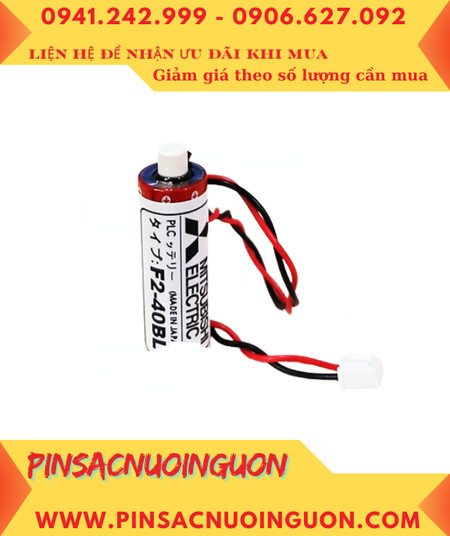 Mitsubishi F2-40BL; Pin nuôi nguồn Mitsubishi F2-40BL dòng SUPER LITHIUM 3.6v AA 1800mAh _Xuất xứ Nhật