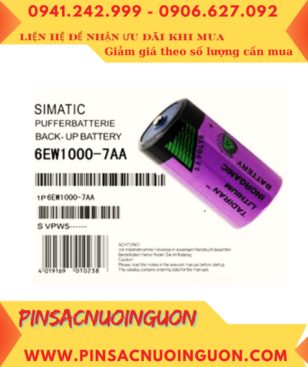Siemens 6EW1000-7AA; Pin nuôi nguồn PLC Siemens 6EW1000-7AA lithium 3.6v C 7700mAh _Israel