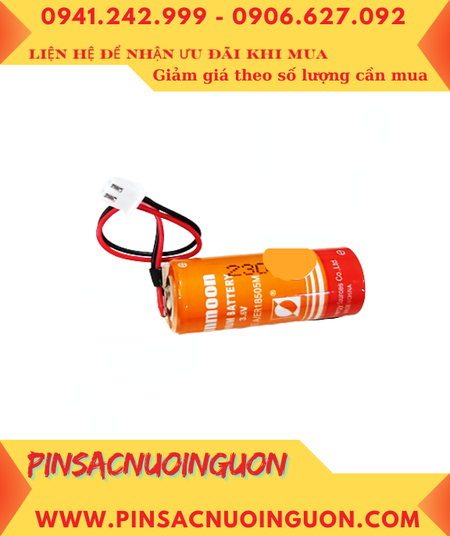 Sunmoon ER18505M; Pin nuôi nguồn PLC Sunmoon ER18505M lithium 3.6v 3200mAh