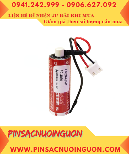 Mitsubishi FX2N-48MT; Pin nuôi nguồn Mitsubishi FX2N-48MT AA 1800mAh chính hãng, Xuất xứ Nhật