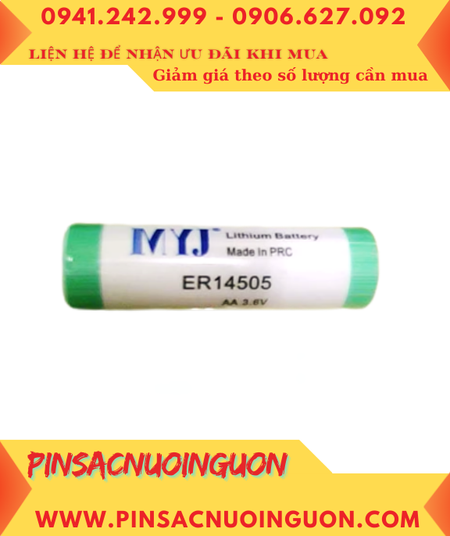 MYJ ER14505, Pin nuôi nguồn MYJ ER14505 Lithium 3.6v AA 2400mAh chính hãng
