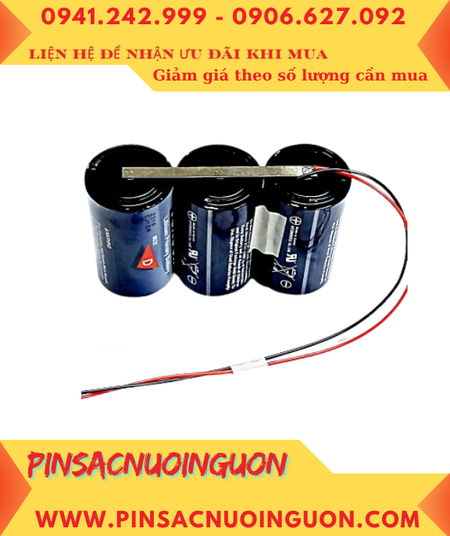 Tekcell SB-D02; Pin nuôi nguồn PLC Tekcell SB-D02 (4 viên ghép lại với nhau) lithium 3.6v 76 000mAh