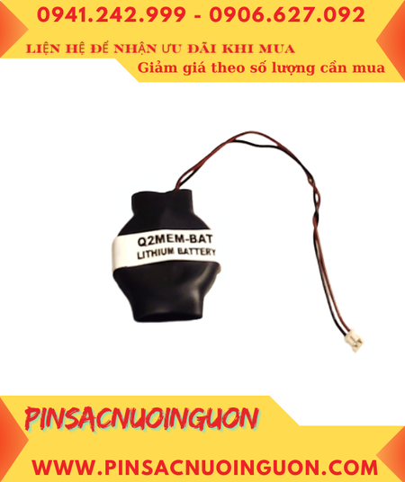 Mitsubishi Q2MEM-BAT; Pin nuôi nguồn Mitsubishi Q2MEM-BAT lithium 3v, Xuất xứ Indonesia