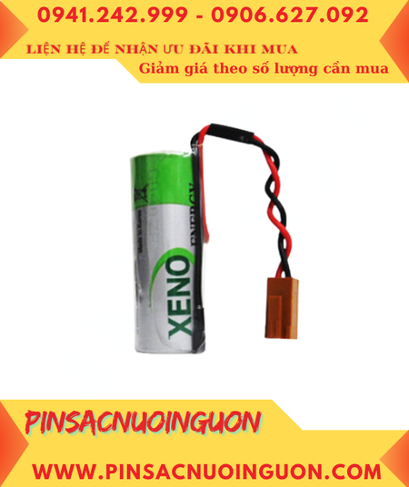 XENO XL-060F (ZẮC CẮM), Pin nuôi nguồn XENO XL-060F lithium 3.6v AA 2600mAh _Xuất xứ Hàn Quốc
