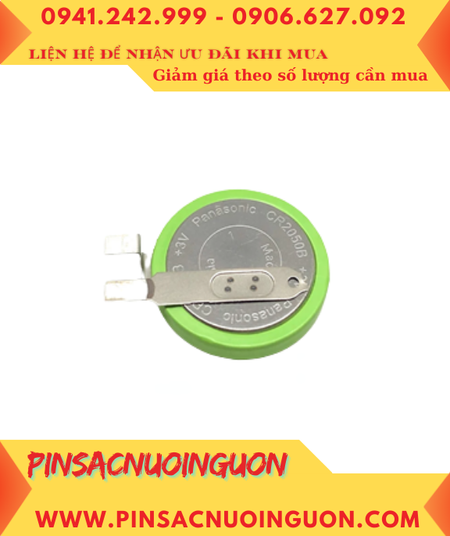 Panasonic CR2050B, Pin đồng hồ đo áp suất Lốp xe Panasonic CR2050B lithium 3V (chân thép như hình)