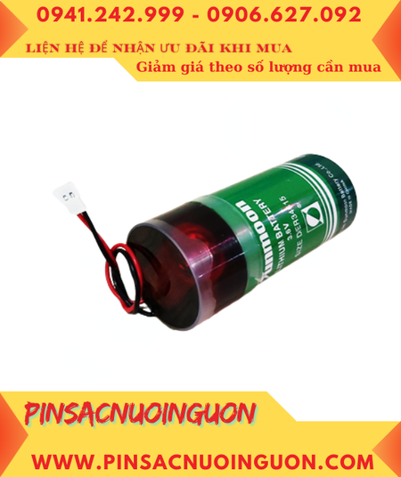 Sunmoon ER34615-1HPC1520, Pin nuôi nguồn PLC Sunmoon ER34615 đã kết nối 01 viên pin Sunmoon HPC1520