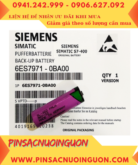 Siemens 6ES7971-0BA00; Pin PLC Siemens 6ES7971-0BA00 lithium 3.6v AA 2400mAh _Xuất xứ Israel