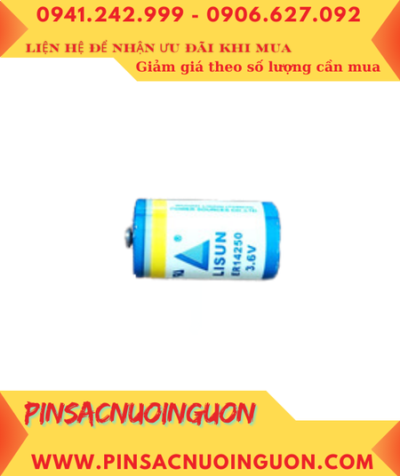 Lisun ER14250; Pin nuôi nguồn Lisun ER14250 lithium 3.6v 1/2AA 1200mAh chính hãng