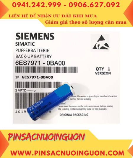 Siemens S7-400; Pin nuôi nguồn Siemens S7-400 lithium 3.6v AA 2300mAh _Xuất xứ Đức