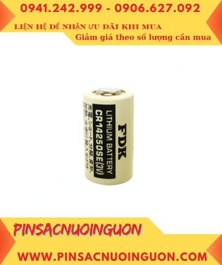 FDK CR14250SE; Pin nuôi nguồn PLC FDK CR14250SE 1/2AA 900mAh chính hãng, Xuất xứ NHẬT