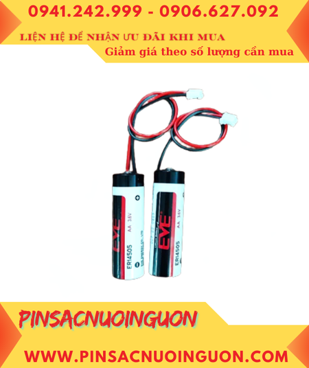 EVE ER14505 (Zắc PH2.0-2P); Pin nuôi nguồn EVE ER14505 lithium 3.6v AA 2600mAh chính hãng