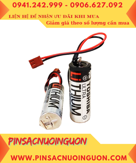 DENSO ER17500V (zắc EPSON), Pin nuôi nguồn PLC DENSO ER17500V lithium 3.6v 2700mAh, Xuất xứ Nhật