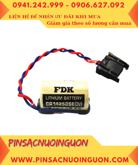 FDK CR14250SE; Pin nuôi nguồn PLC FDK CR14250SE 1/2AA 850mAh chính hãng, Xuất xứ NHẬT
