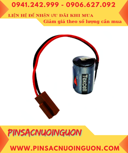 Tekcell SB-AA02; Pin nuôi nguồn PLC Tekcell SB-AA02 lithium 3.6v 1/2AA 1200mAh _Xuất xứ Hàn Quốc