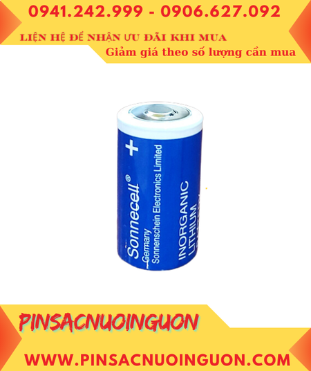 Sonnecell SL-2780; Pin nuôi nguồn Sonnecell SL-2780 lithium 3.6v D 19000mAh chính hãng _Xuất xứ Đức