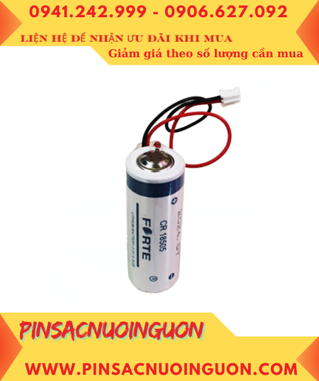 FORTE CR18505 (Zắc PH2.0-2P), Pin FORTE CR18505 Lithium Manganese 3v 2500mAh chính hãng