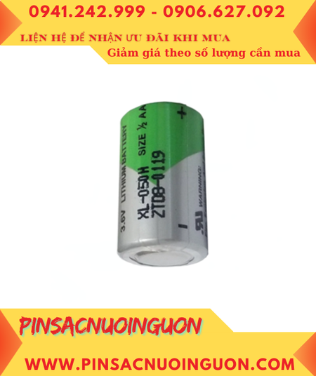 XENO XL-050H; Pin nuôi nguồn XENO XL-050H lithium 3.6v 1/2AA 850mAh _Xuất xứ Hàn Quốc