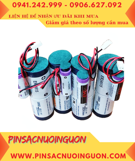 RAMWAY 2ER34615-1SPC1550 (3 viên kết như hình), Pin nuôi nguồn RAMWAY 2ER34615-1SPC1550 lithium 3.6V